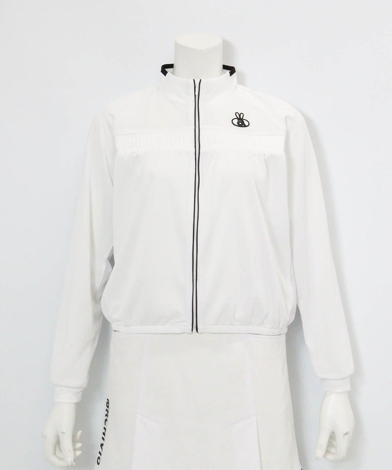 サイドメッシュUVブルゾン(ホワイト)前