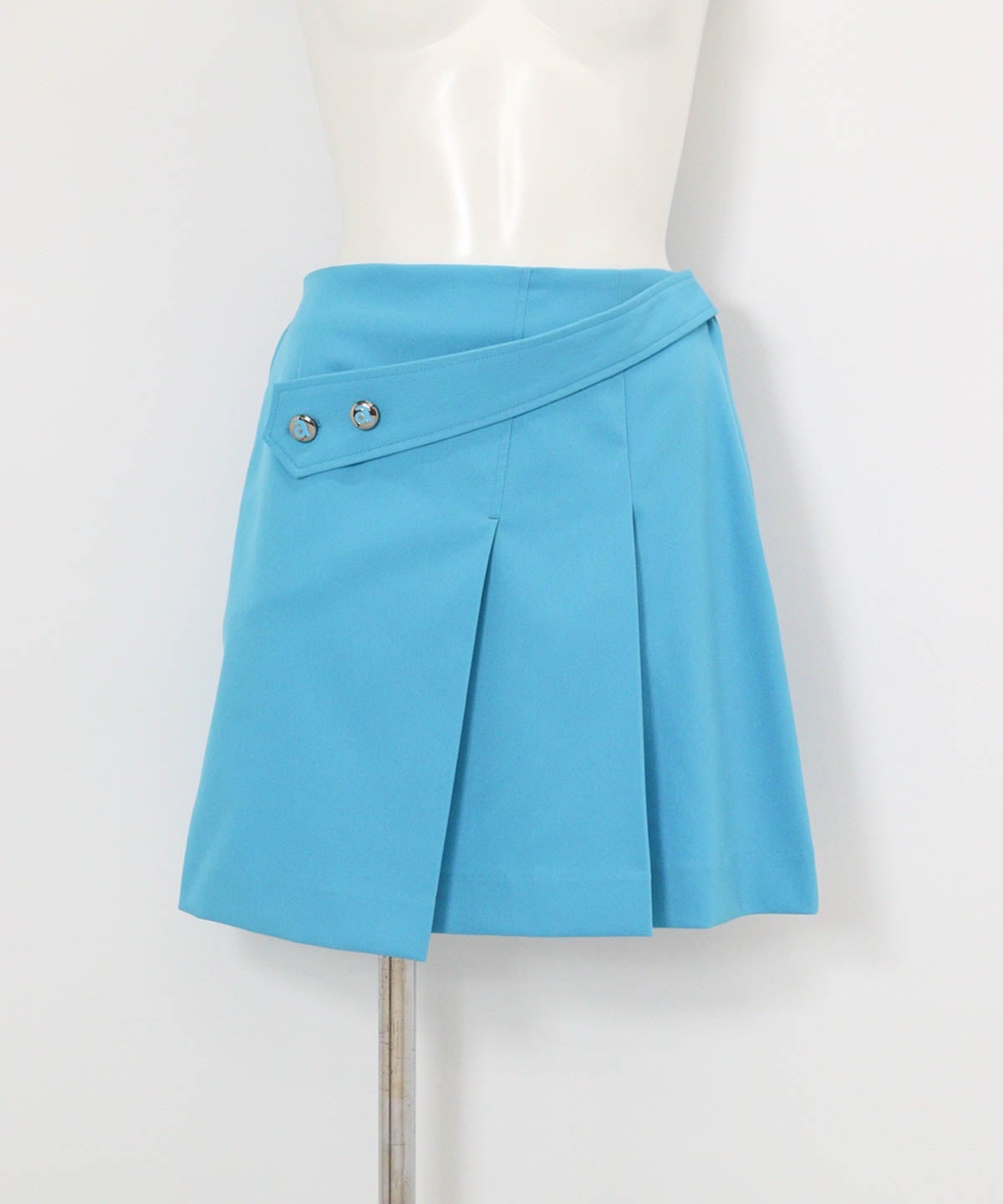 UV撥水フロントベルトスカート(ライトブルー)前