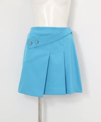 UV撥水フロントベルトスカート(ライトブルー)前