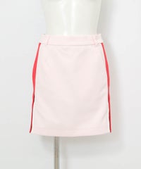 サイドライン配色UVスカート(ピンク)前