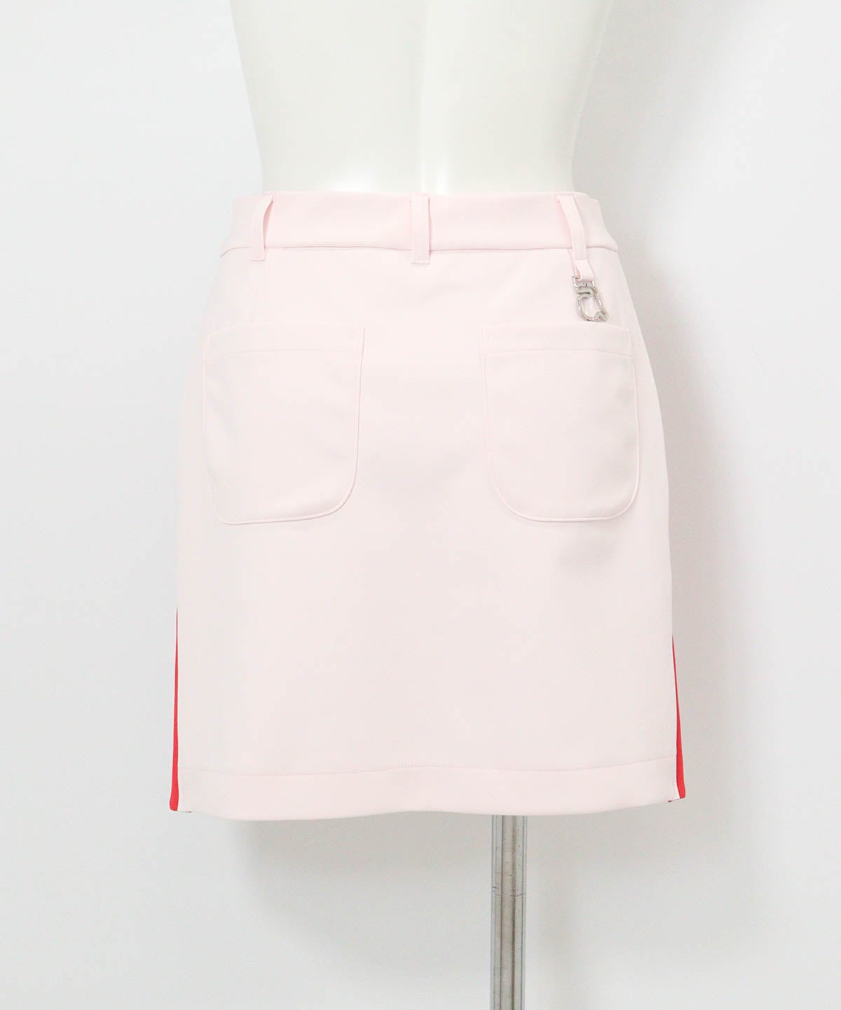 サイドライン配色UVスカート(ピンク)後ろ