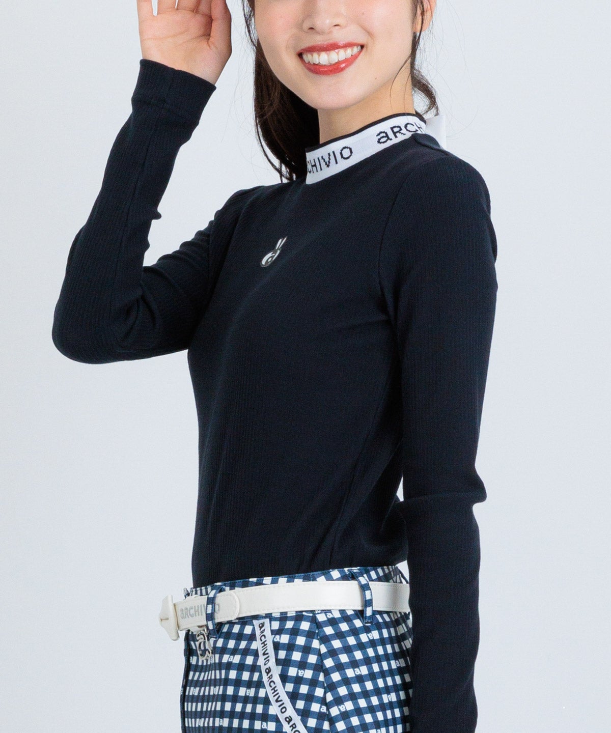 モデル着用画像(ネイビー)