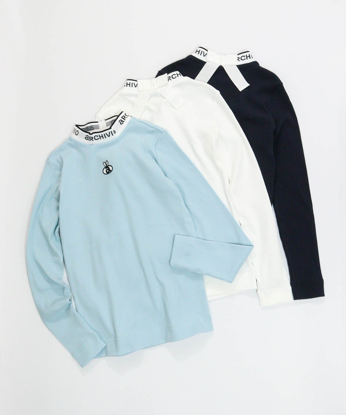 バックリボンリブプルオーバー|アルチビオ - ゴルフウェアや婦人服通販