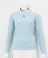 バックリボンリブプルオーバー(ライトブルー)前