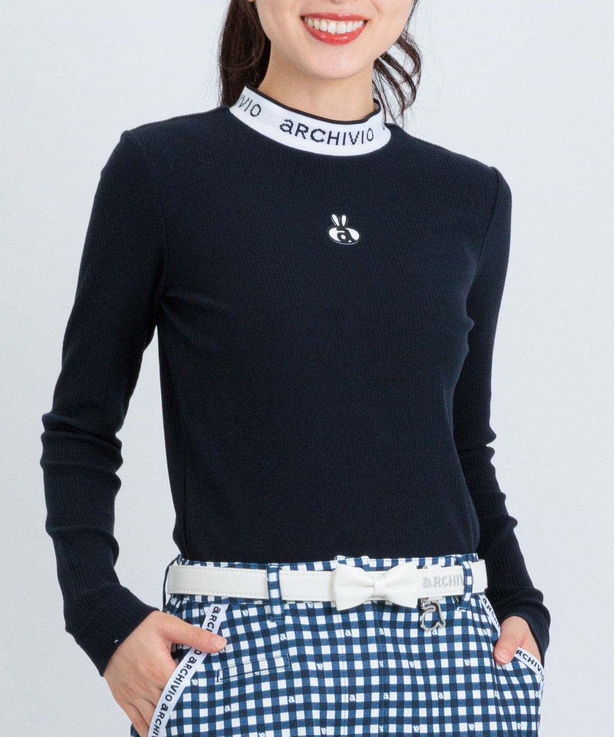 モデル着用画像(ネイビー)