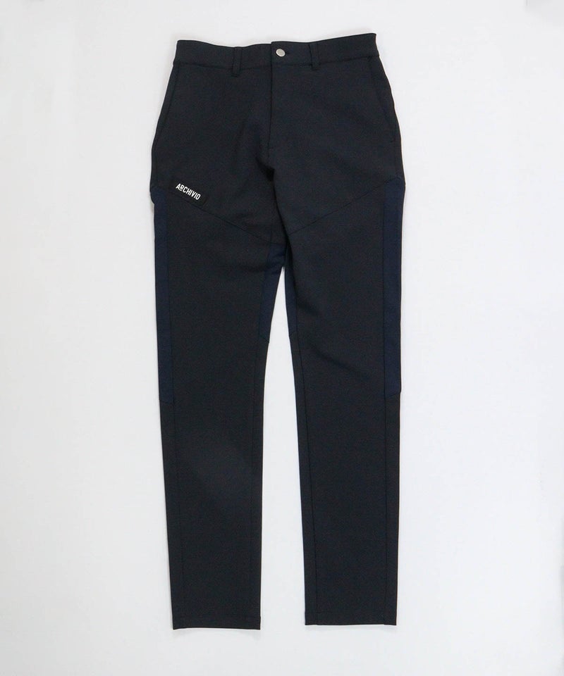 【メンズ】UV冷感ハイブリッド配色パンツ（ブラック）