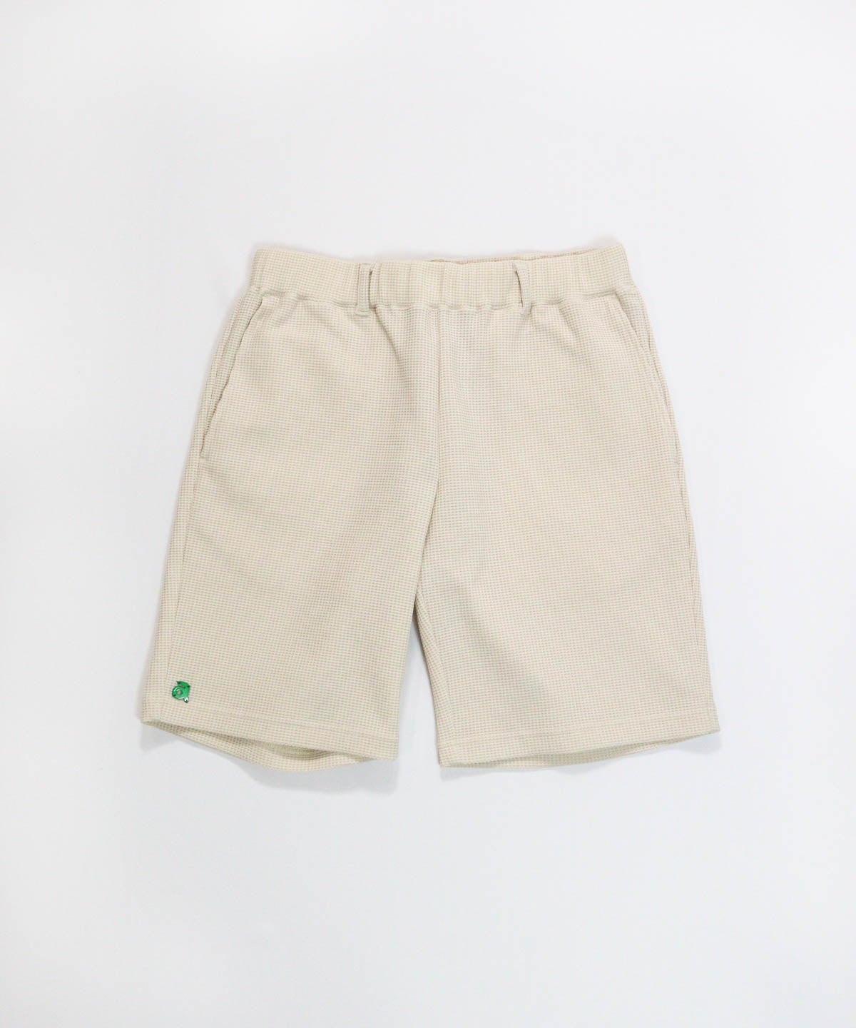 【メンズ】ワッフルショートパンツ（ベージュ）
