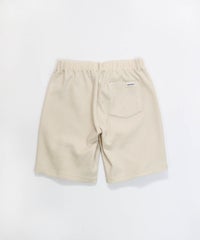 【メンズ】ワッフルショートパンツ後（ベージュ）