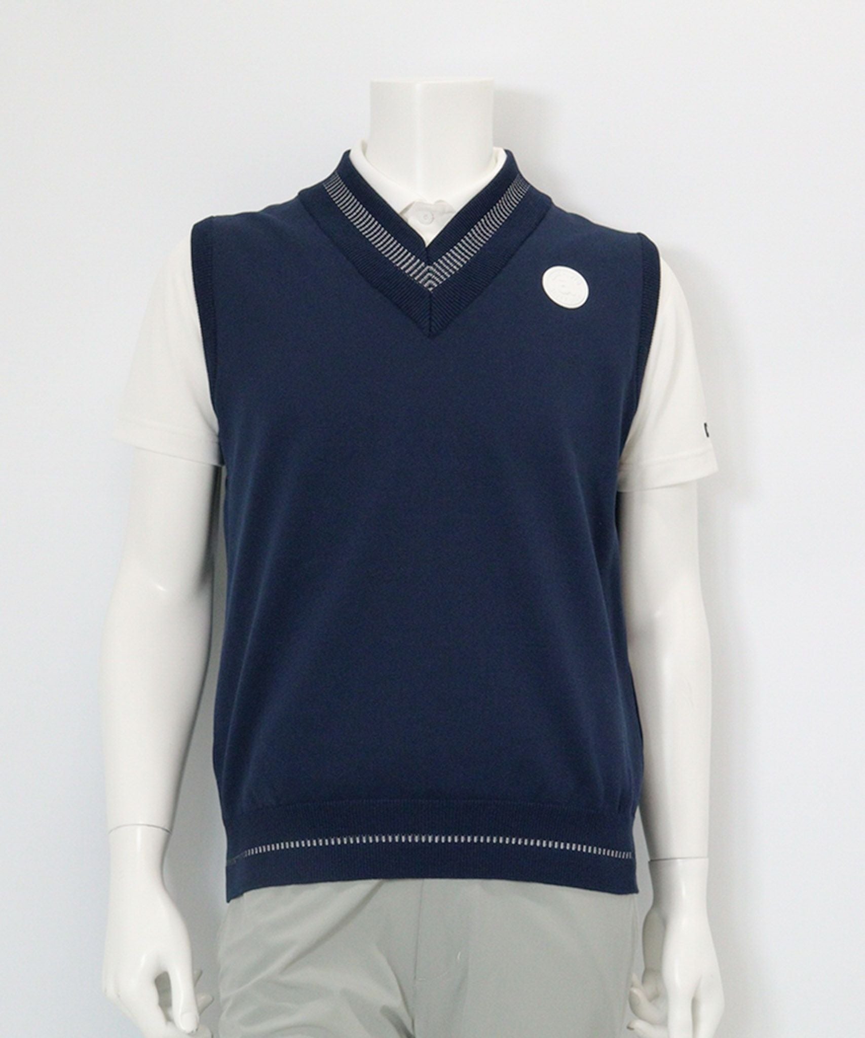 メンズ】コットン混Vネックラインベスト|アルチビオ - ゴルフウェアや