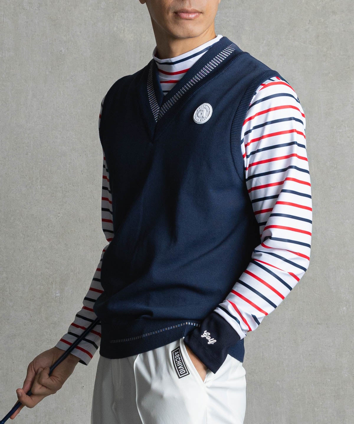 モデル着用画像(ネイビー)