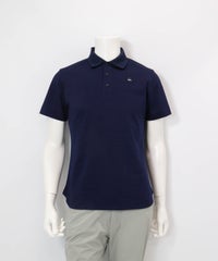 【メンズ】冷感速乾シェイプポロシャツ(ネイビー)前