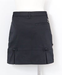 UV冷感バックリボンスカート後（ブラック）