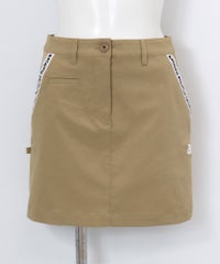 UV冷感バックリボンスカート（ベージュ）
