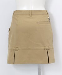 UV冷感バックリボンスカート後（ベージュ）