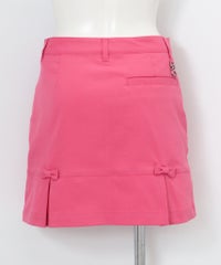 UV冷感バックリボンスカート後（ピンク）