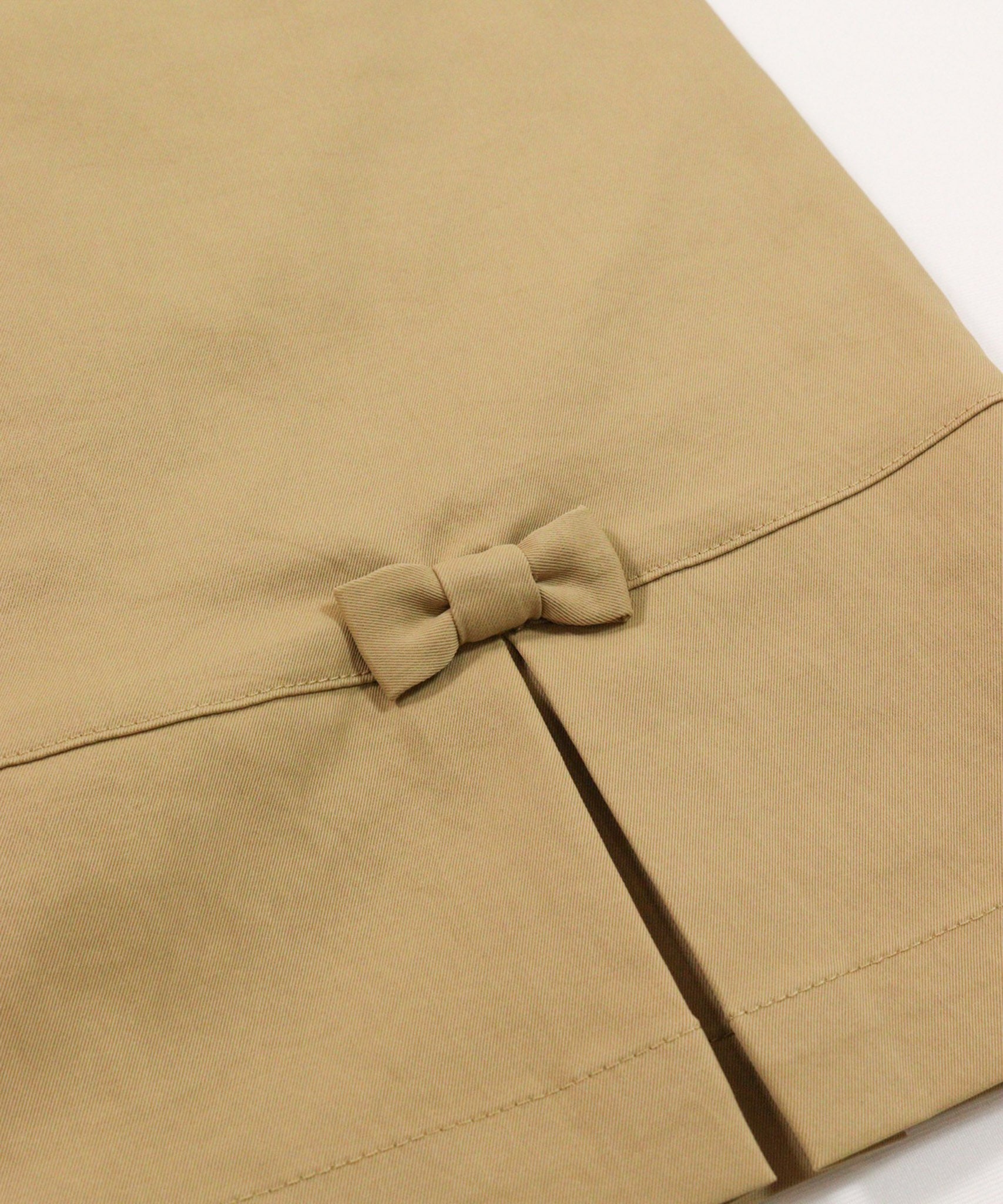 プリーツ切替部分（ベージュ）