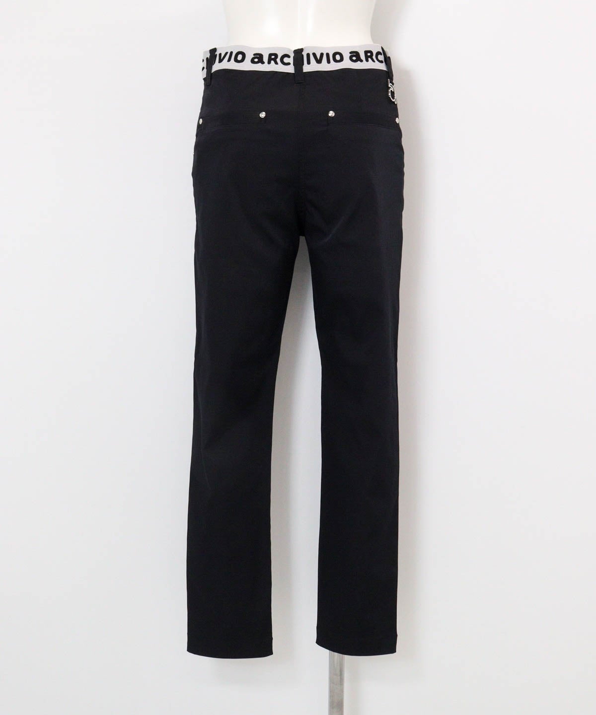 UV速乾ポリエステルチノパンツ後（ブラック）