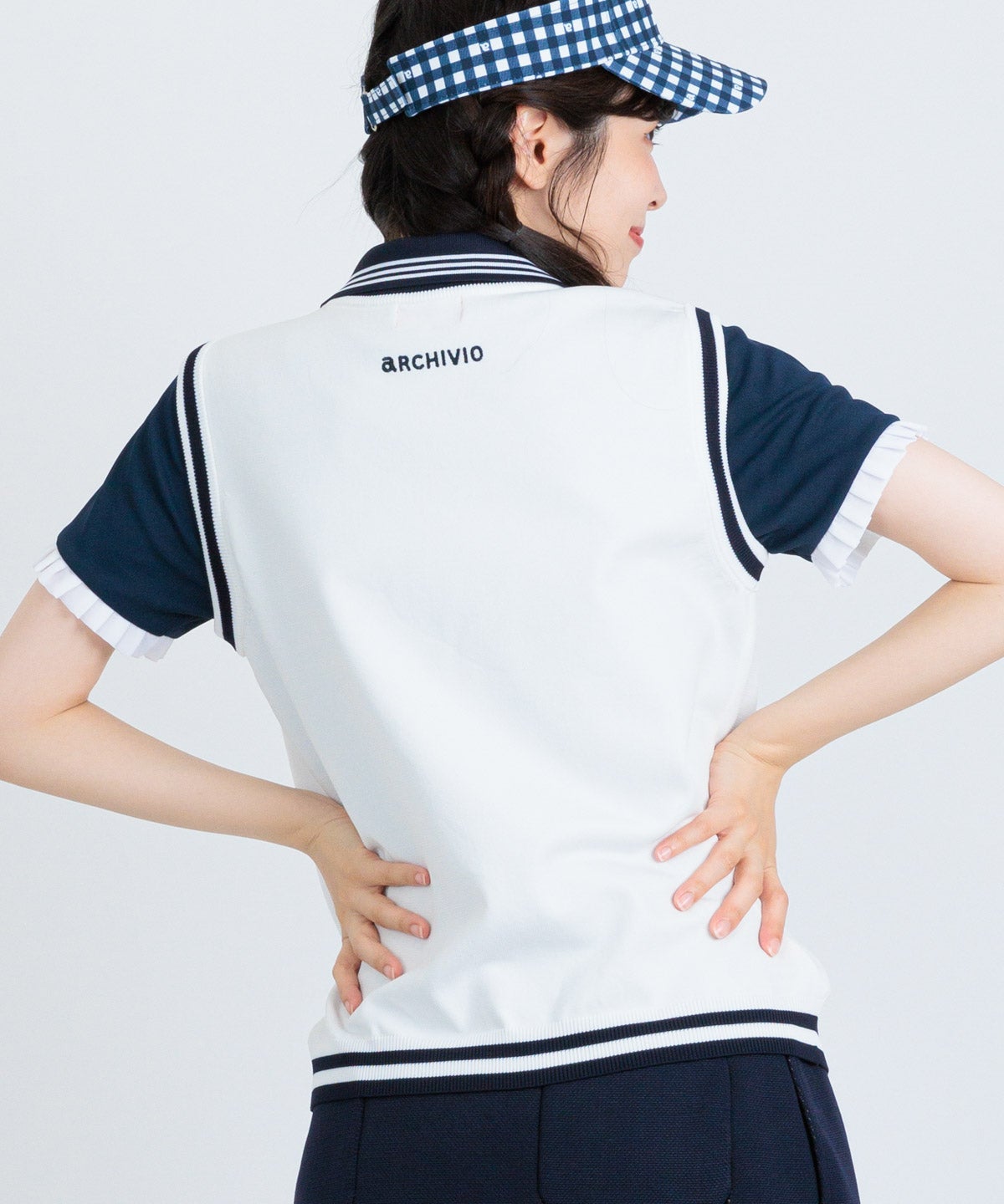 マーガレットラインベスト|アルチビオ - ゴルフウェアや婦人服通販
