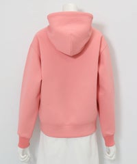 花柄刺繍UVダンボールパーカー後（ピンク）