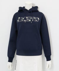 花柄刺繍UVダンボールパーカー（ネイビー）