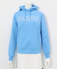 花柄刺繍UVダンボールパーカー（ライトブルー）