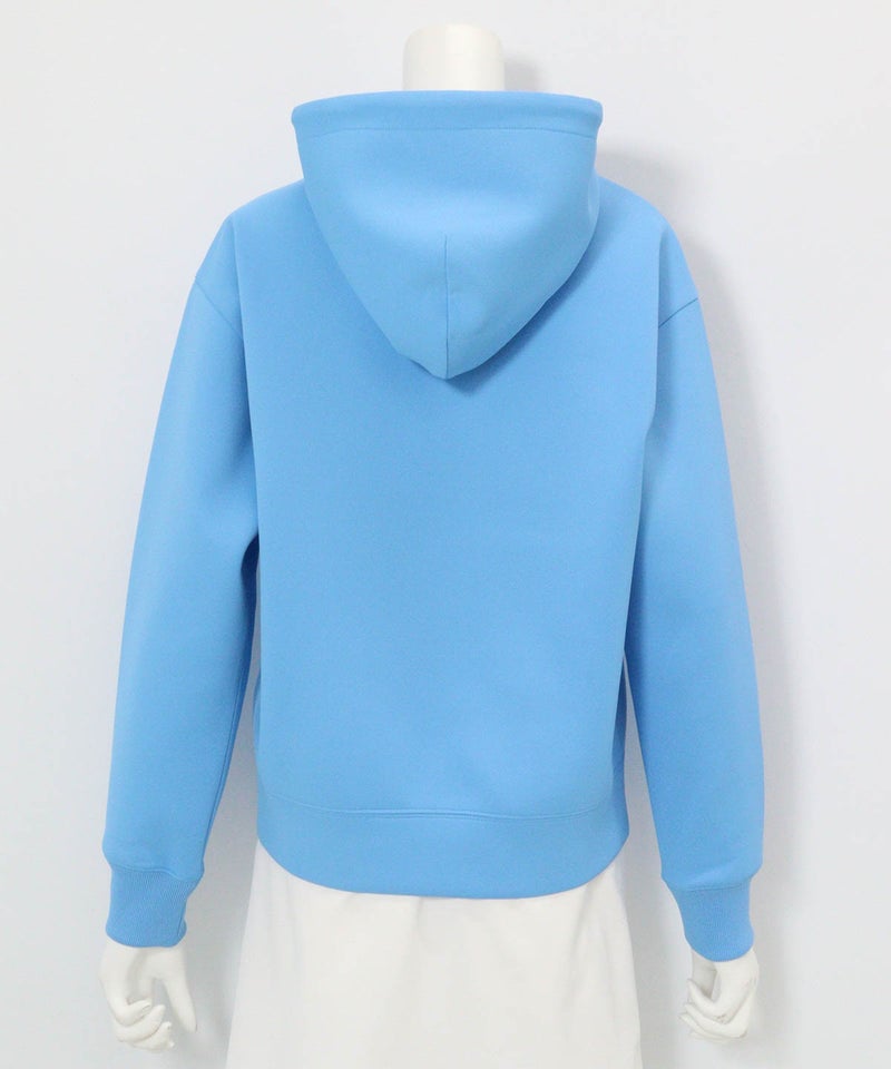 花柄刺繍UVダンボールパーカー後（ライトブルー）