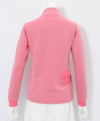 ボールポケット付UV冷感プルオーバー後（ピンク）
