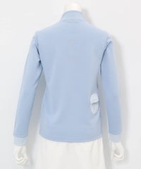 ボールポケット付UV冷感プルオーバー後（ライトブルー）