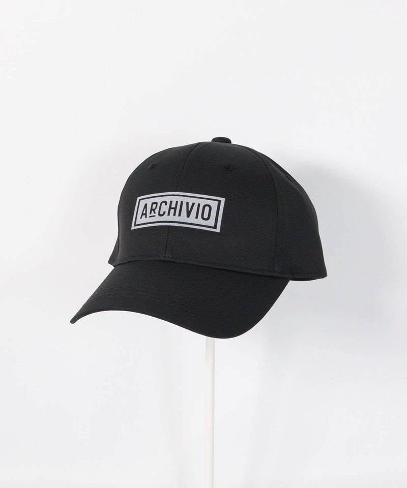 【メンズ】ボックスロゴ撥水キャップ（ブラック×グレー）