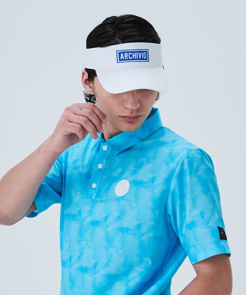 モデル着用画像（ホワイト×ブルー）