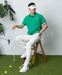 モデル着用画像（ホワイト×グリーン）