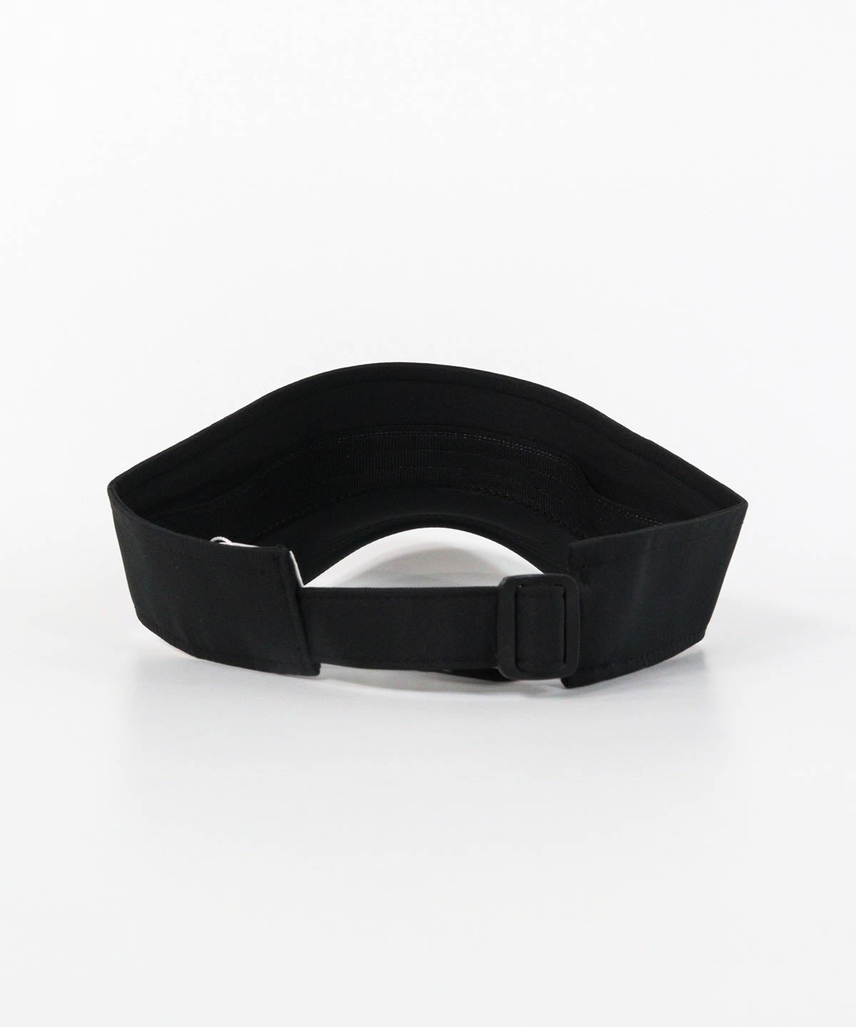 【メンズ】ボックスロゴサンバイザー後（ブラック×ホワイト）