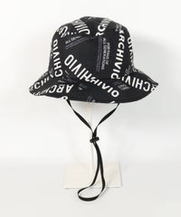 【メンズ】MIXロゴハット（ブラック）