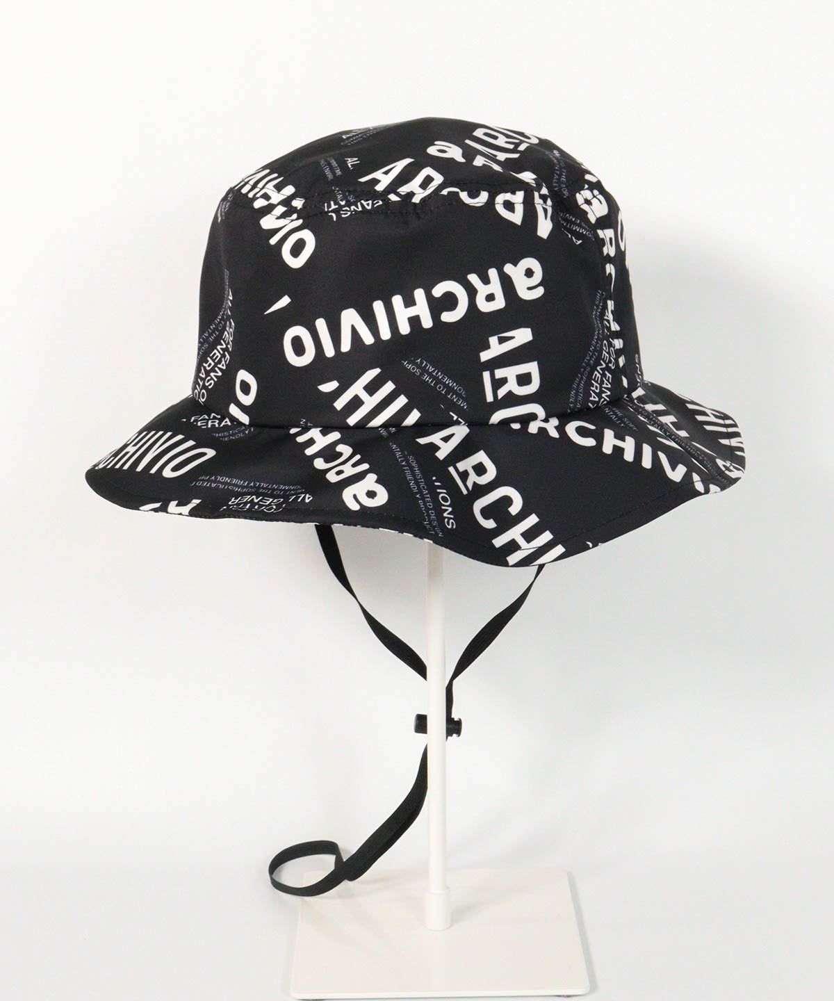 【メンズ】MIXロゴハット後（ブラック）