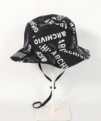 【メンズ】MIXロゴハット後（ブラック）