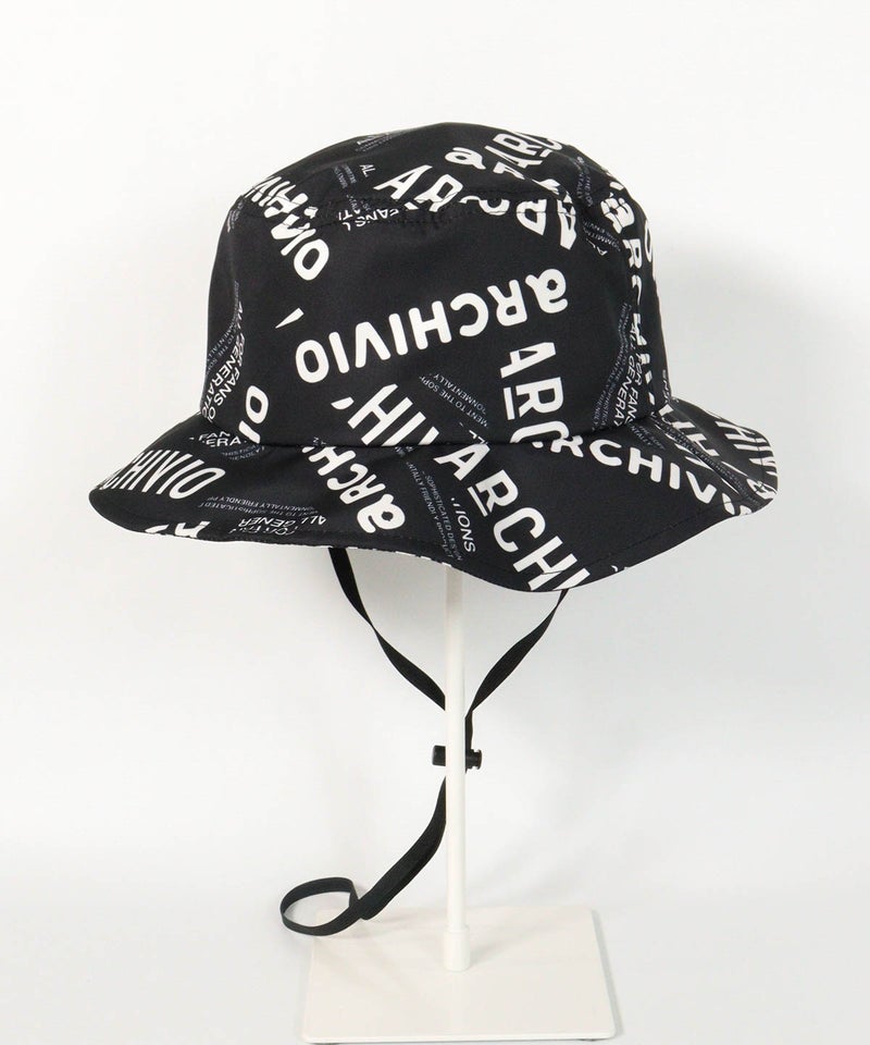 【メンズ】MIXロゴハット後（ブラック）