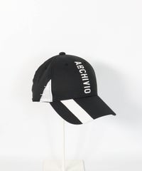 【メンズ】メッシュバイカラーキャップ（ブラック）
