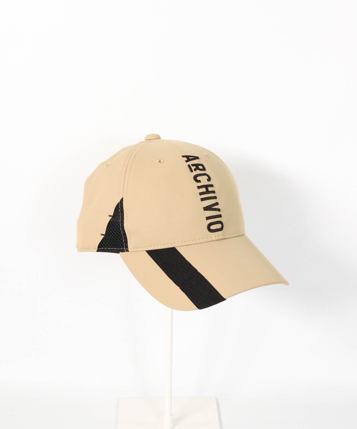【メンズ】メッシュバイカラーキャップ（ベージュ）