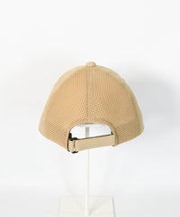 【メンズ】メッシュバイカラーキャップ後（ベージュ）
