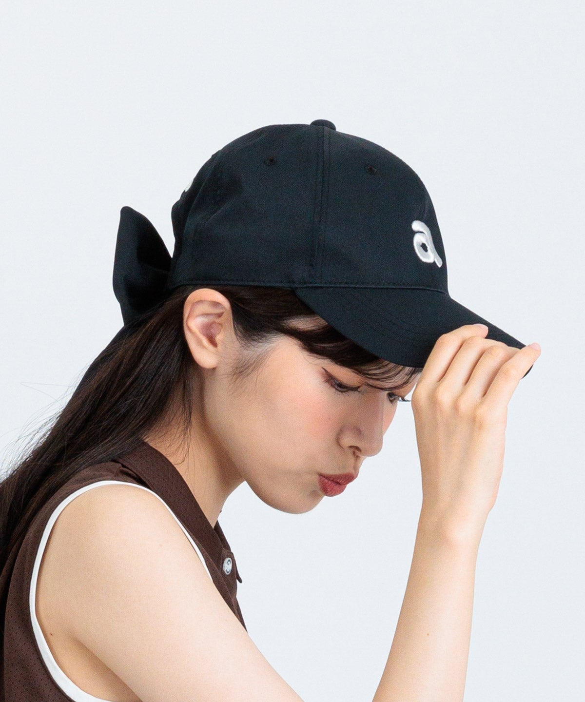 バックリボンUV速乾キャップ|アルチビオ - ゴルフウェアや婦人服通販