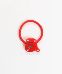 マーカー付きヘアゴム(レッド)