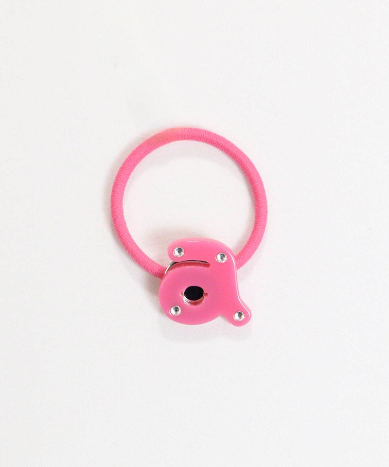 マーカー付きヘアゴム(ピンク)