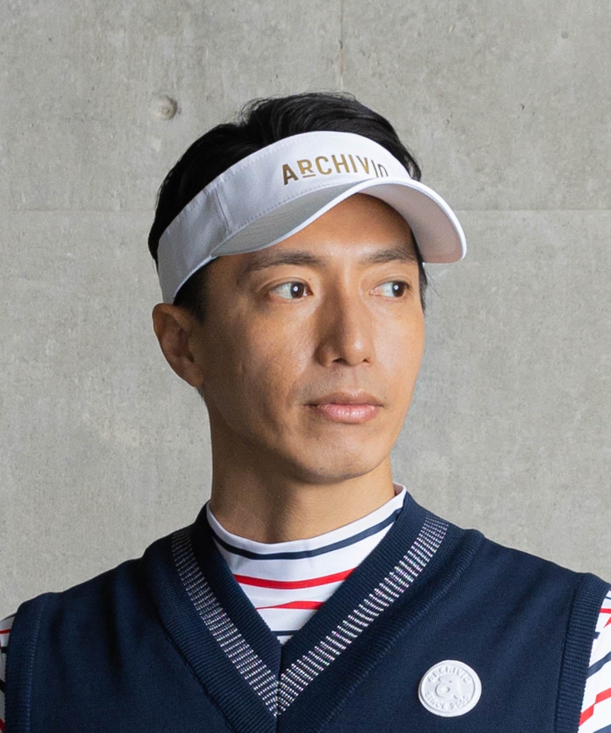 ＊＊ さんごやまオーダーページです　＊＊ メンズ】モノトーンロゴサンバイザー|アルチビオ - ゴルフウェアや婦人