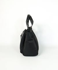 【メンズ】箔押しポケットカートバッグ(ブラック)横