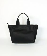 【メンズ】箔押しポケットカートバッグ(ブラック)後ろ