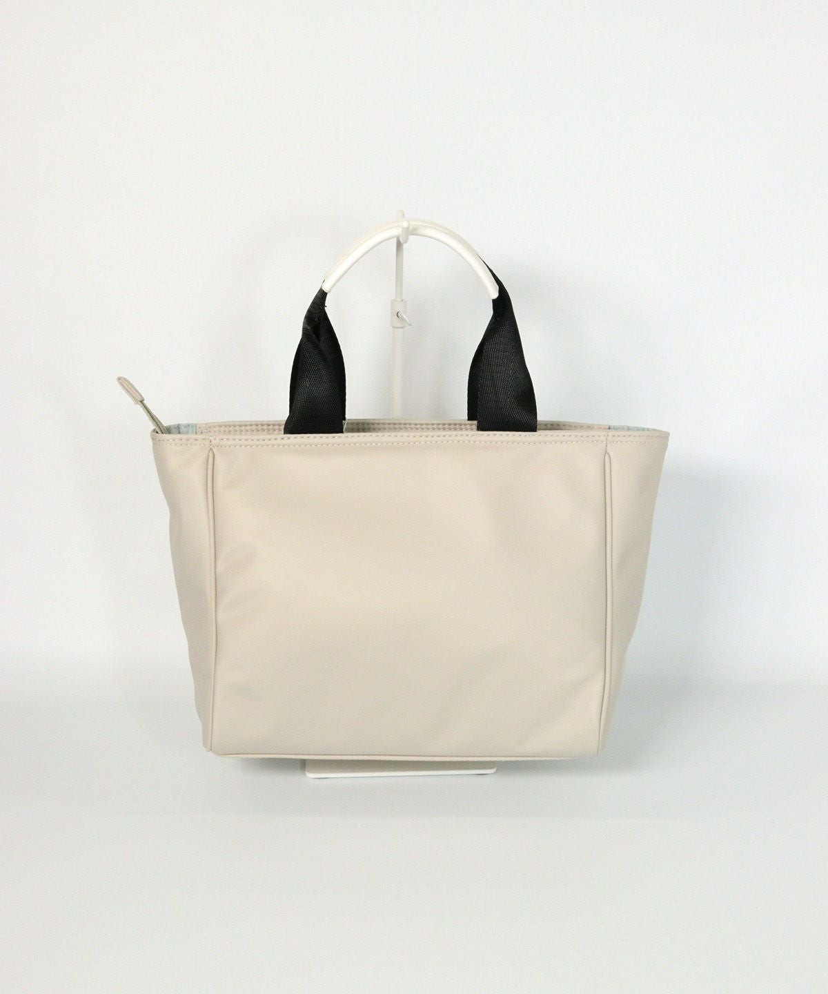 【メンズ】箔押しポケットカートバッグ(ライトグレー)後ろ