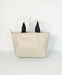 【メンズ】箔押しポケットカートバッグ(ライトグレー)後ろ