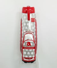 ドット柄キャディバッグ（ライトグレー）