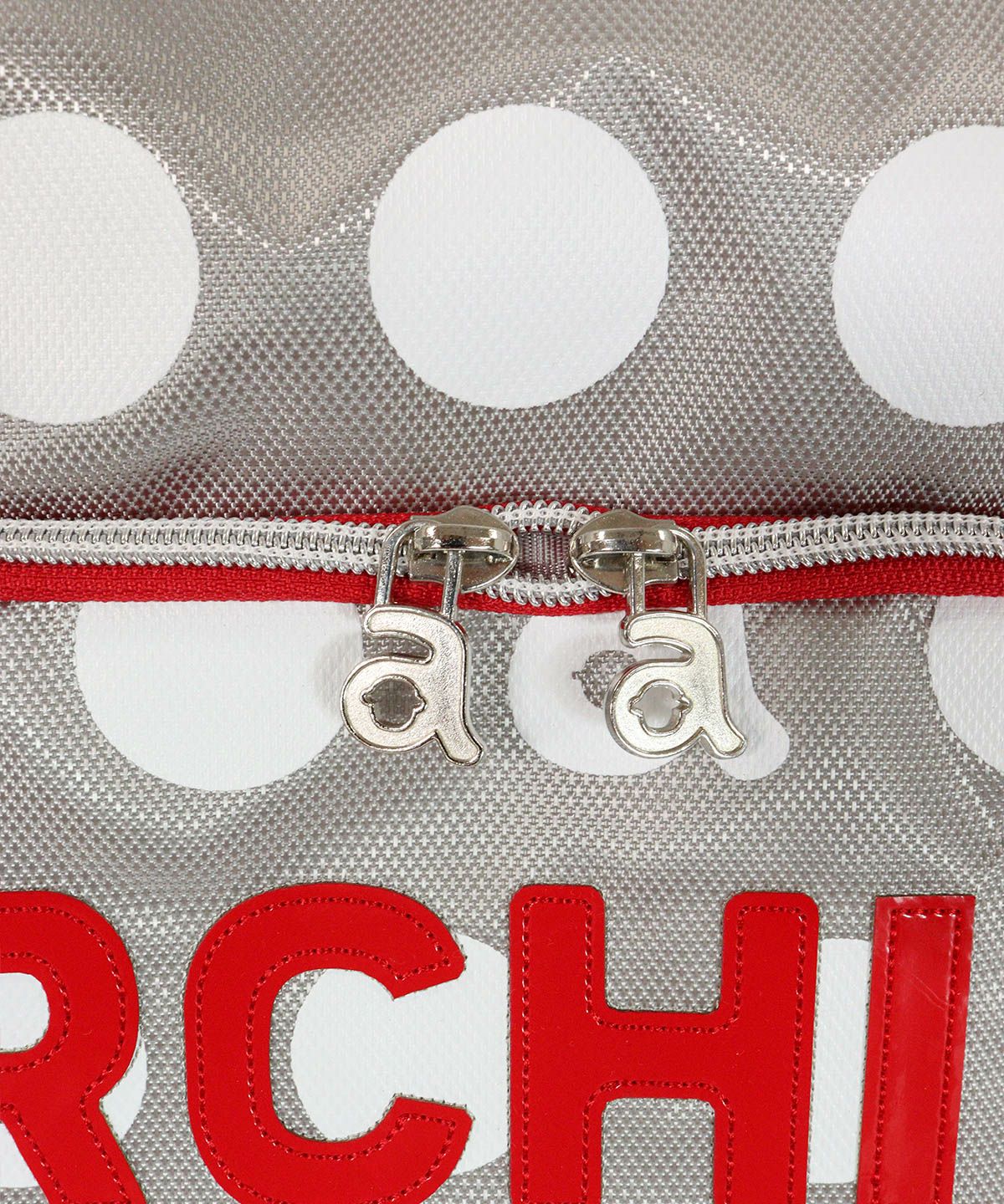 ロゴファスナー（ライトグレー）