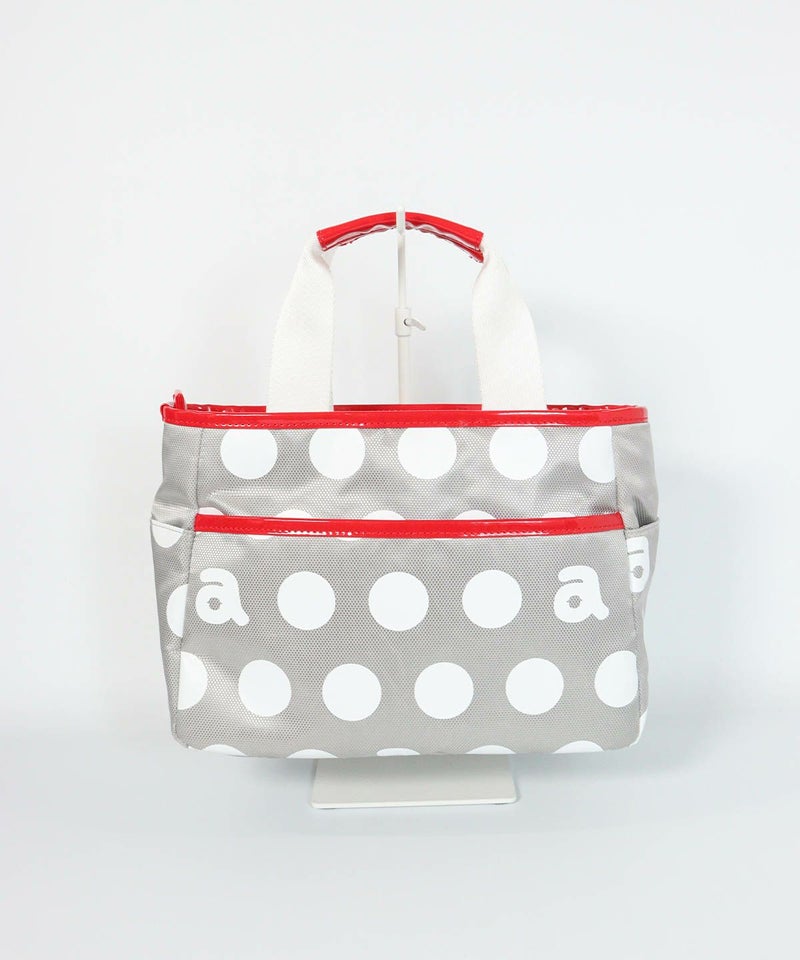 ドット柄カートバッグ後（ライトグレー）